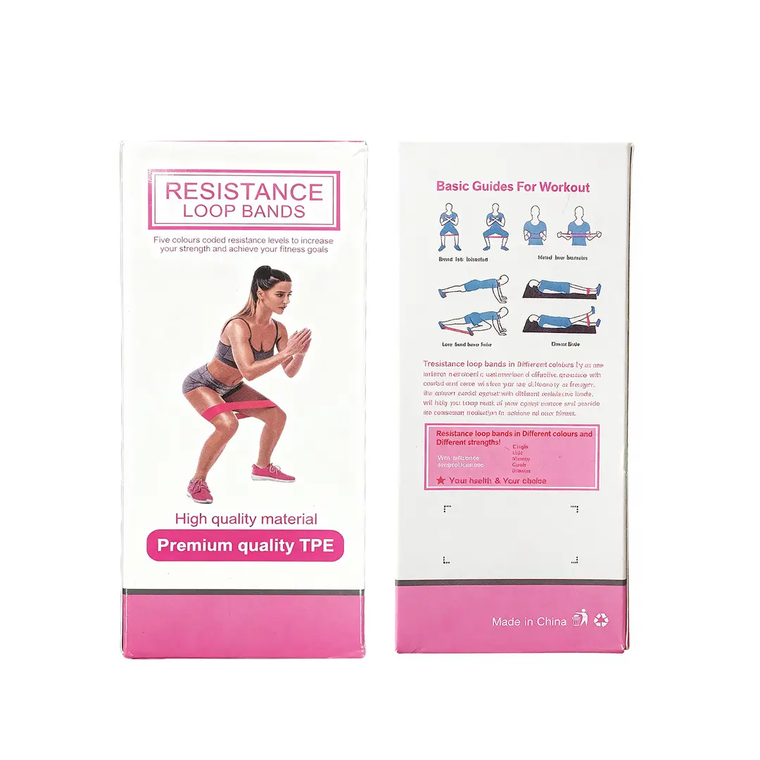 Tpe Elastic Band Yoga Exercise Thickeneded Resistance Band Tension Ring Rubber Strength Training Quick Hip Lifting Elastic Ring