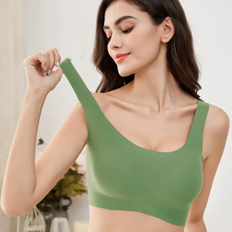 Quality bras sports vest bra seamless bra underwear women's bra without steel ring breast cup generation one piece