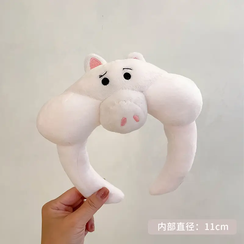 Xiaoni Bear Headband 10cm Soft毛绒 - Image 2