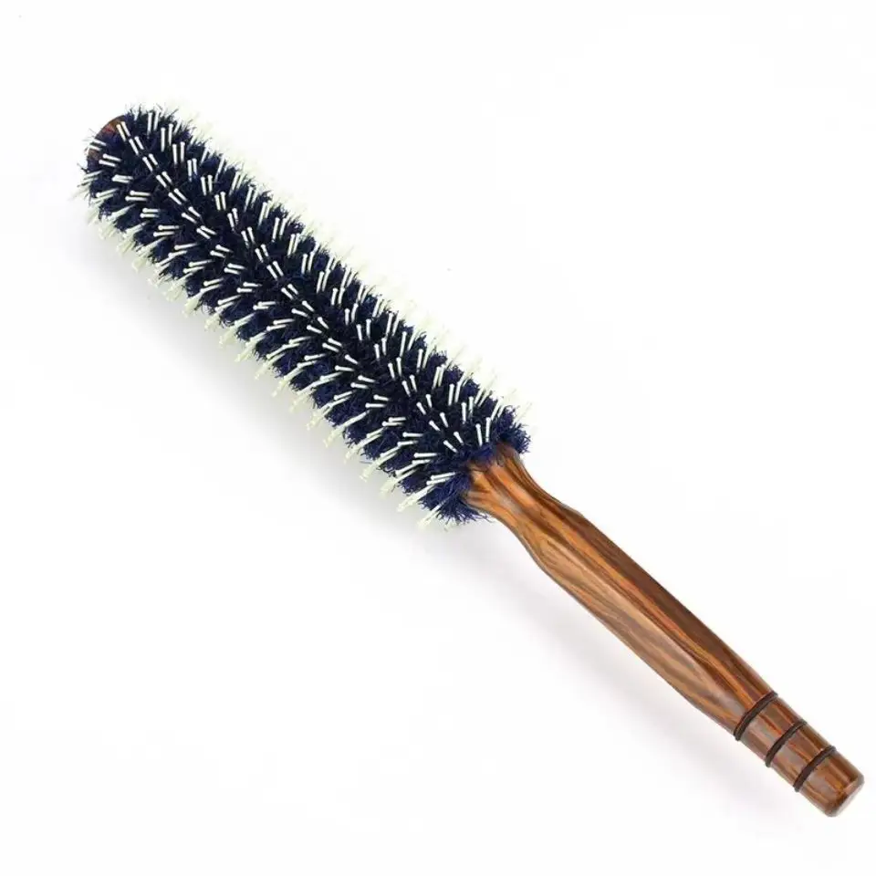 Wood Grain Blue Hair Comb for Men Women Home Salon Use - Image 8
