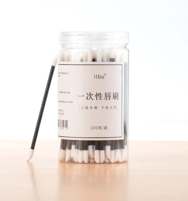100pcs Disposable Lipstick Glaze Stick Portable Makeup Brush — feature 10