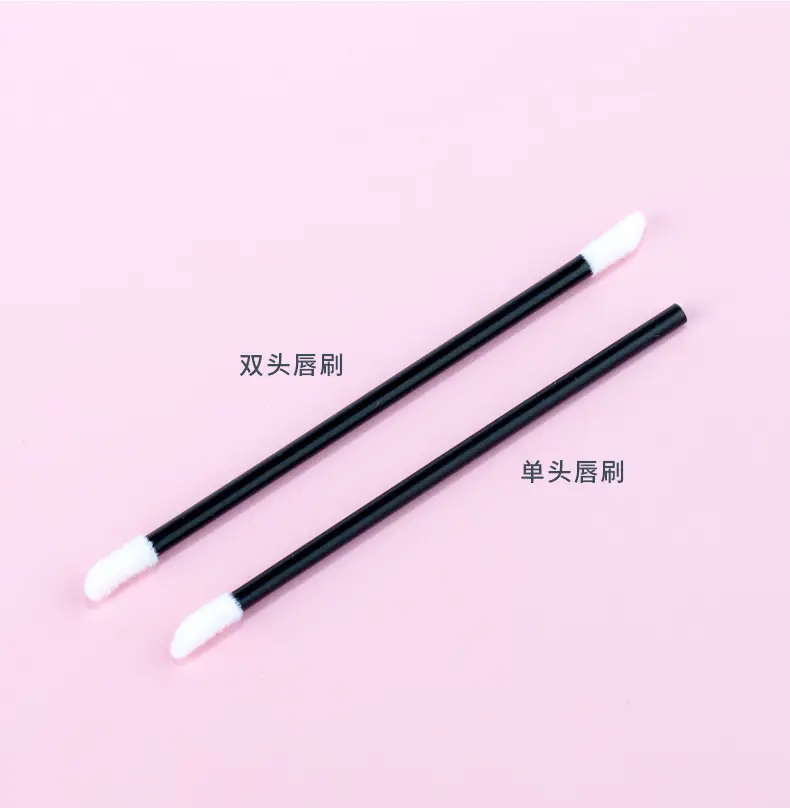 100pcs Disposable Lipstick Glaze Stick Portable Makeup Brush — feature 11