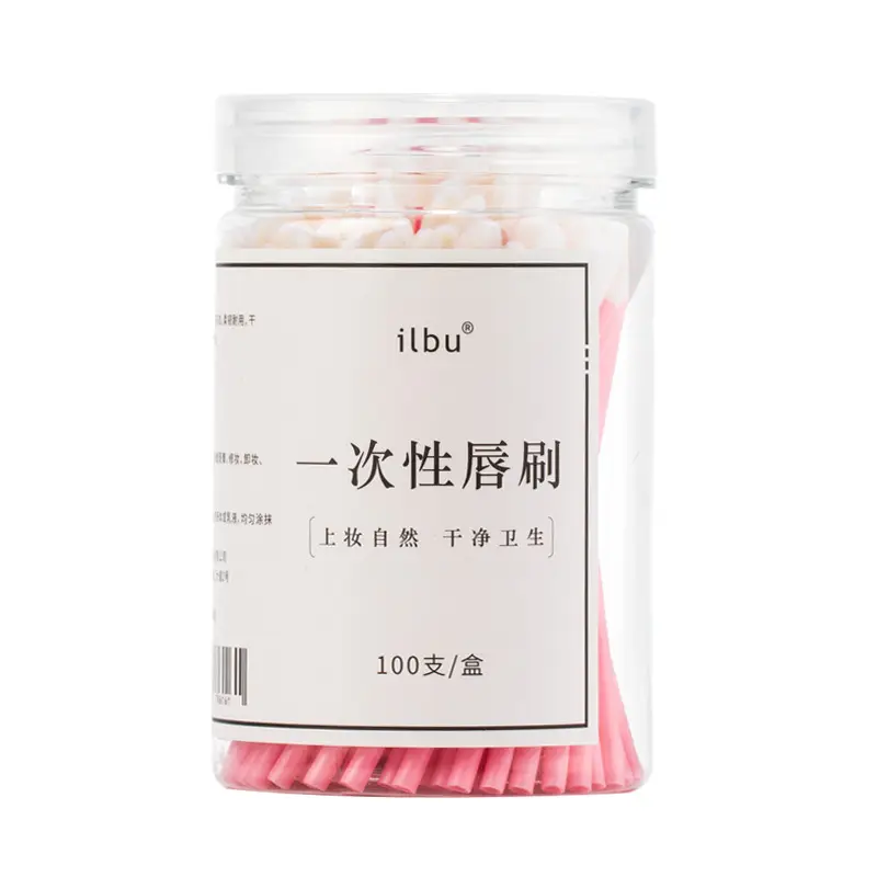 100pcs Disposable Lipstick Glaze Stick Portable Makeup Brush - Image 6