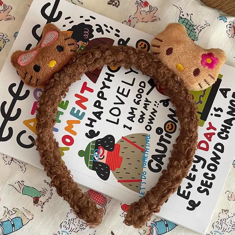 Hello Kitty Plush Cat Headband with Anti-Pressure Hair Accessories — feature 10