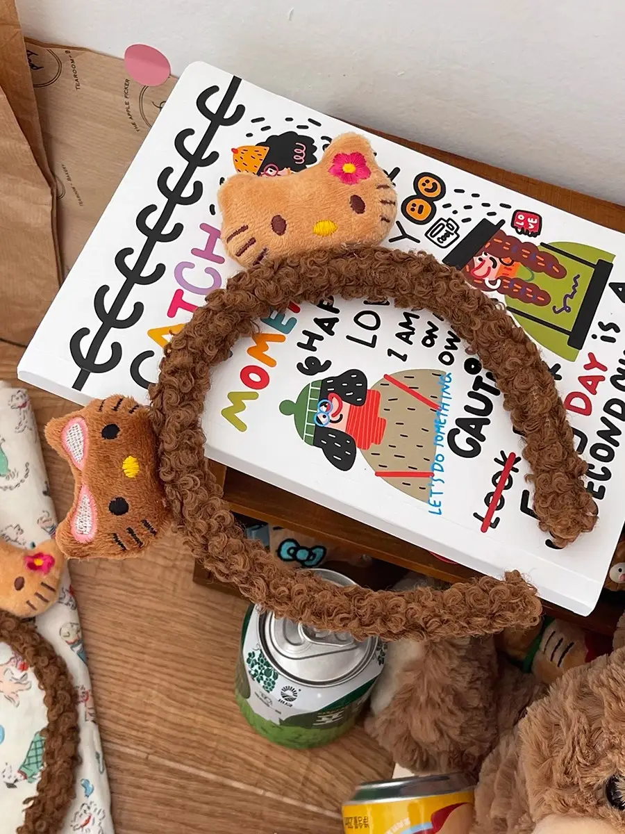 Hello Kitty Plush Cat Headband with Anti-Pressure Hair Accessories — feature 11
