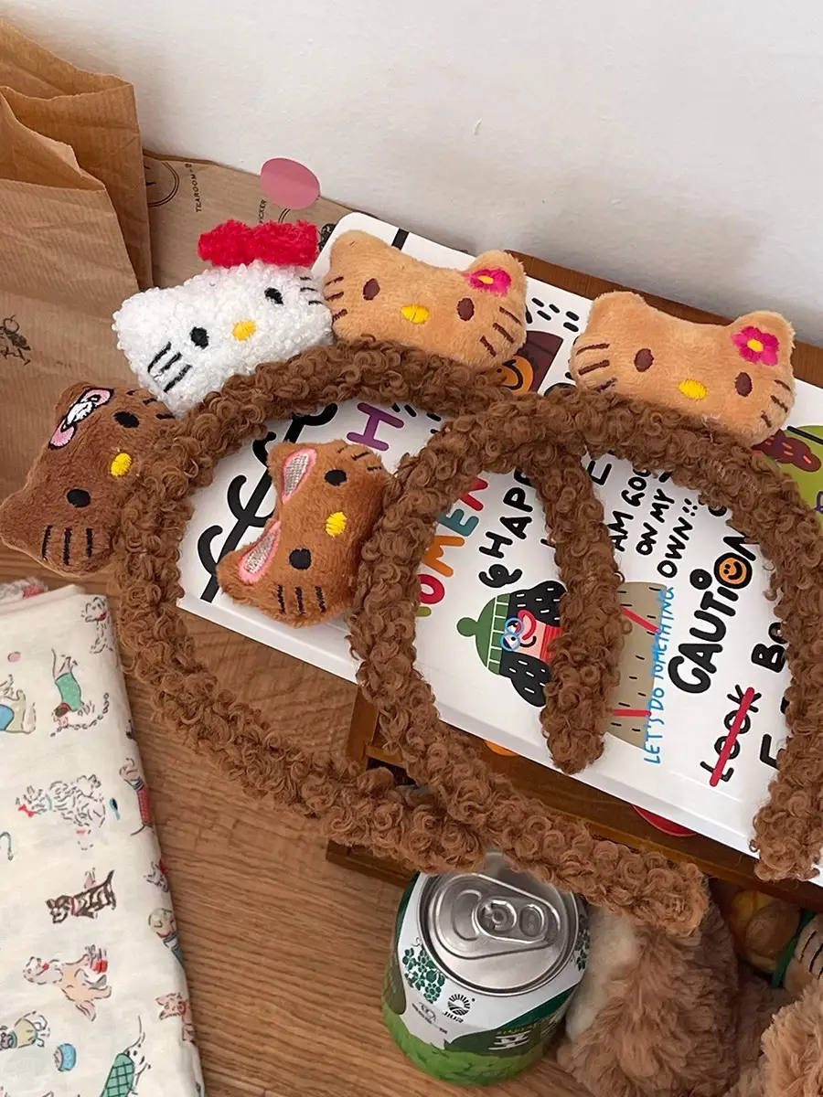 Hello Kitty Plush Cat Headband with Anti-Pressure Hair Accessories — feature 12