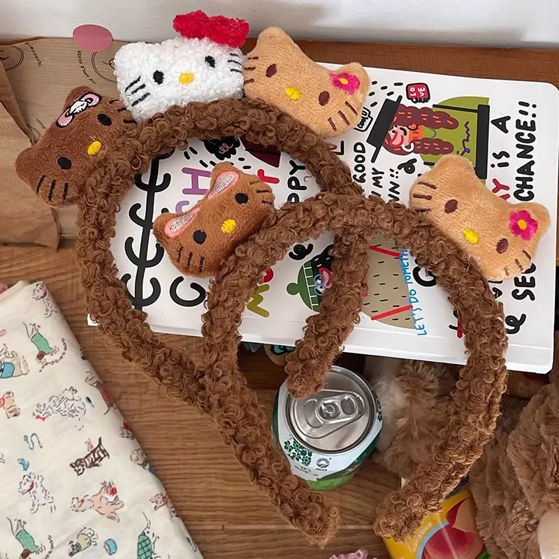 Hello Kitty Plush Cat Headband with Anti-Pressure Hair Accessories — feature 14