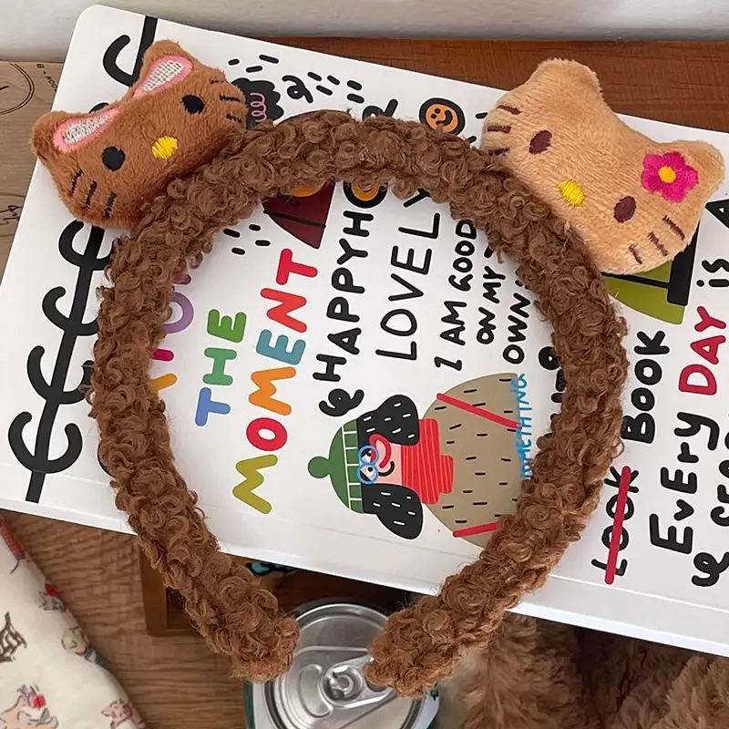 Hello Kitty Plush Cat Headband with Anti-Pressure Hair Accessories — feature 15