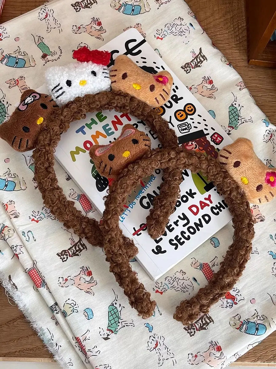 Hello Kitty Plush Cat Headband with Anti-Pressure Hair Accessories — feature 16