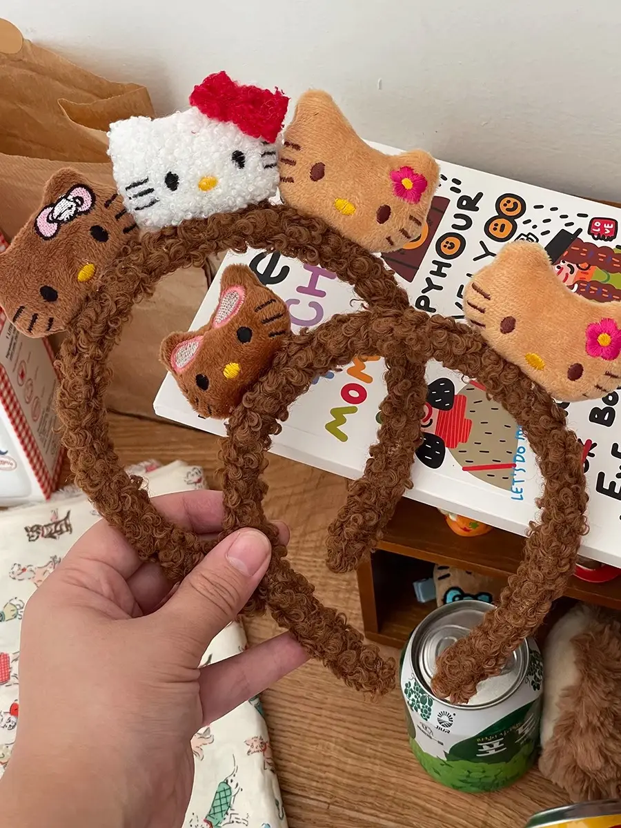 Hello Kitty Plush Cat Headband with Anti-Pressure Hair Accessories — feature 4