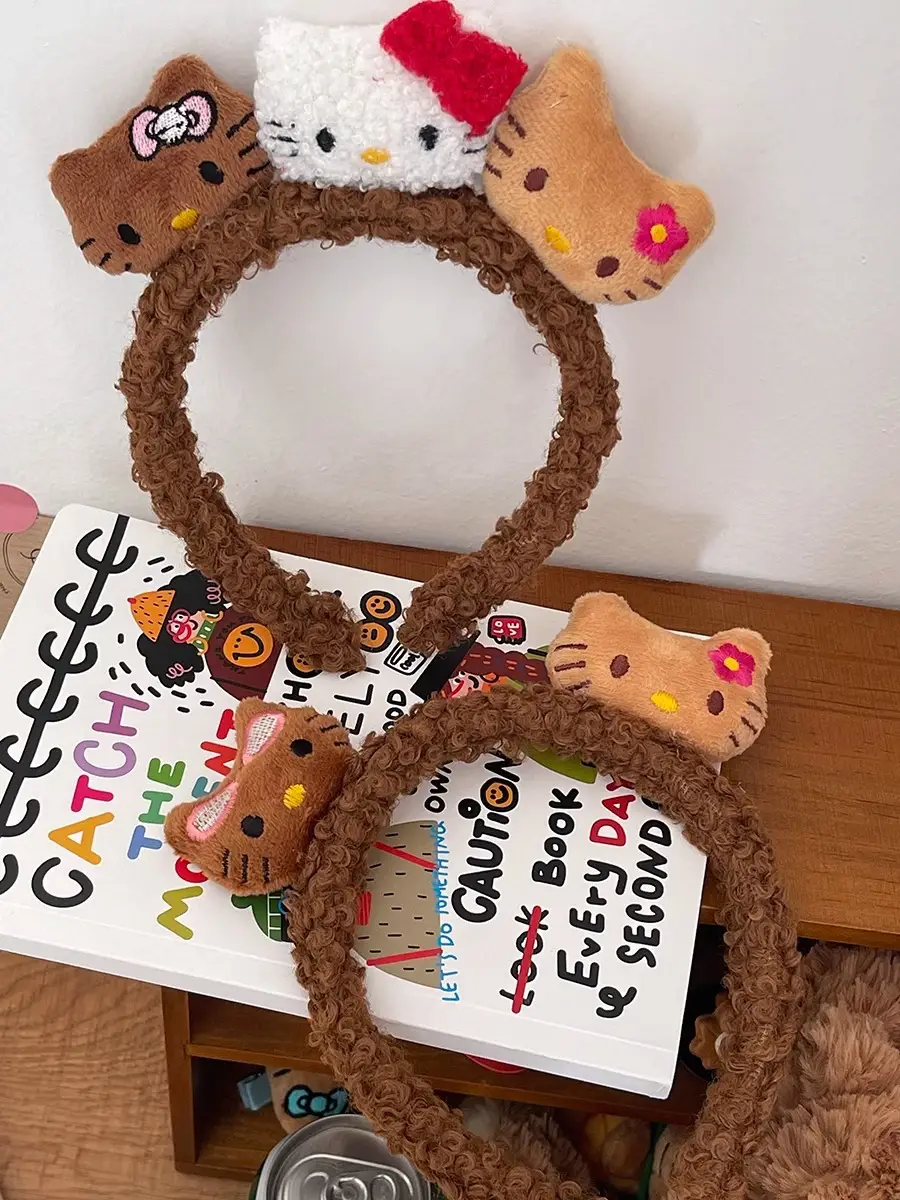 Hello Kitty Plush Cat Headband with Anti-Pressure Hair Accessories — feature 5