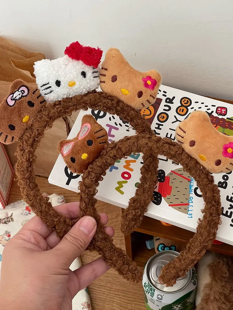 Hello Kitty Plush Cat Headband with Anti-Pressure Hair Accessories — feature 6