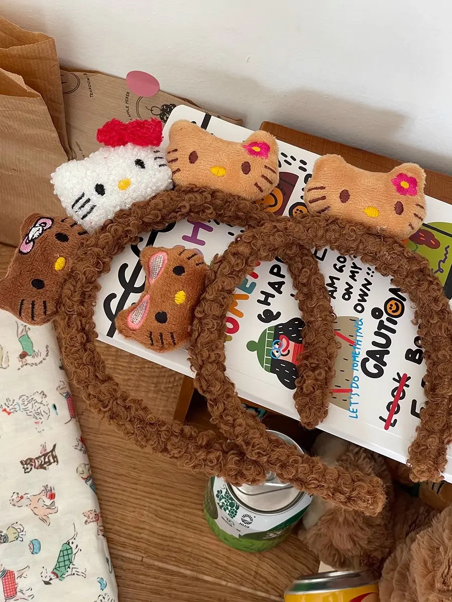 Hello Kitty Plush Cat Headband with Anti-Pressure Hair Accessories — feature 7