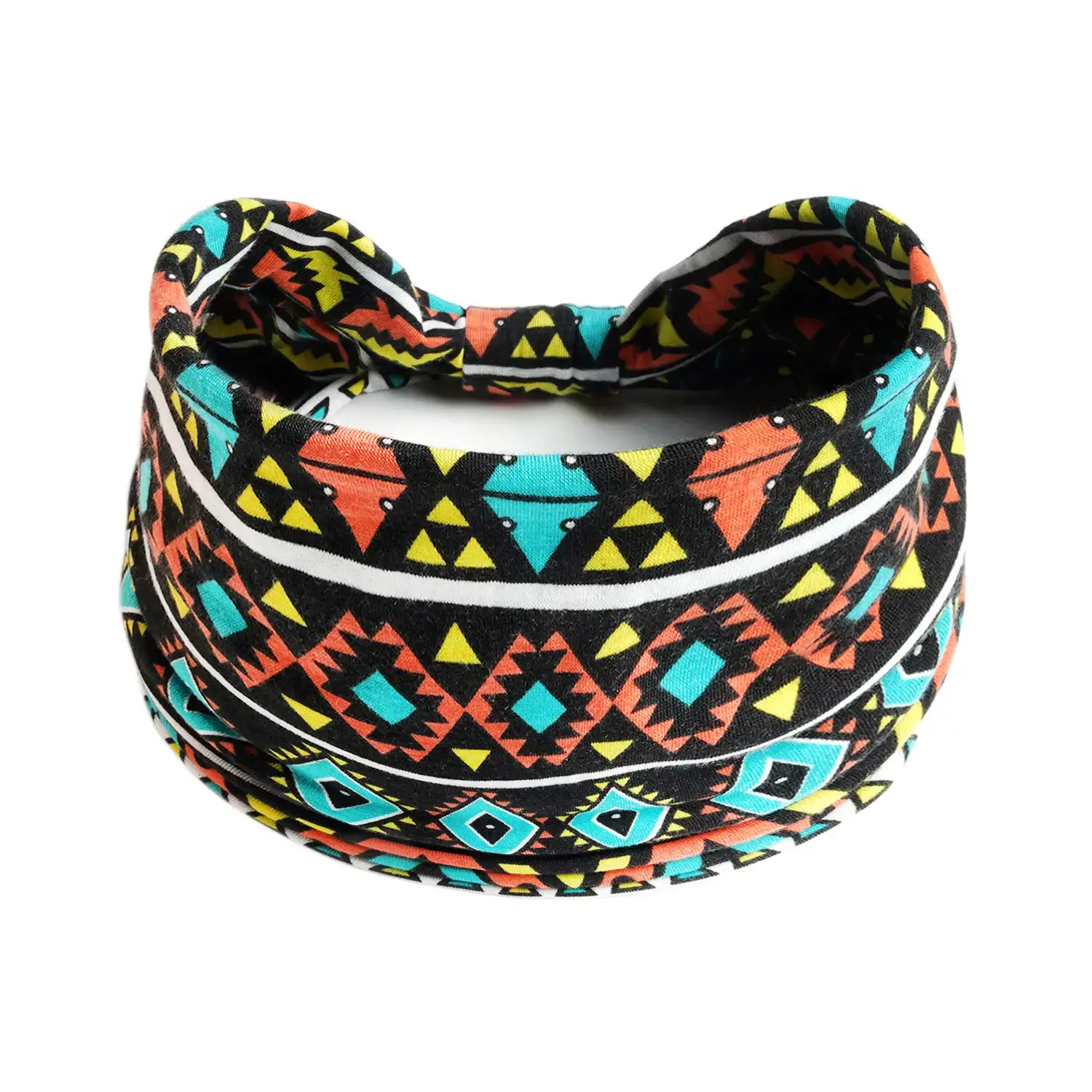 Bohemian European Cashew Headband with Sweat Absorbent Elastic - Image 83