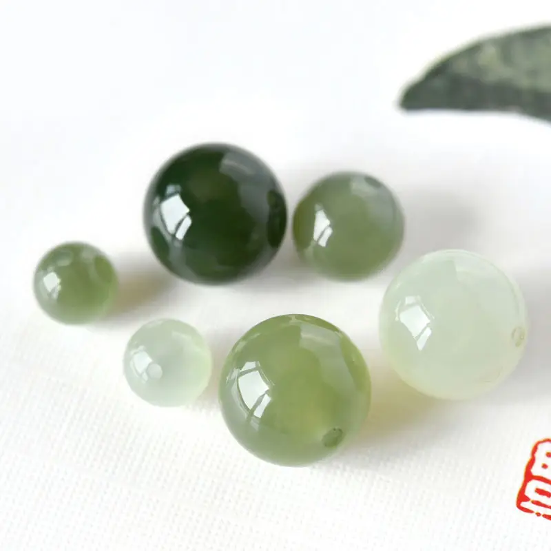 Hetian Jade Beads Qingshui Scattered DIY - Image 5