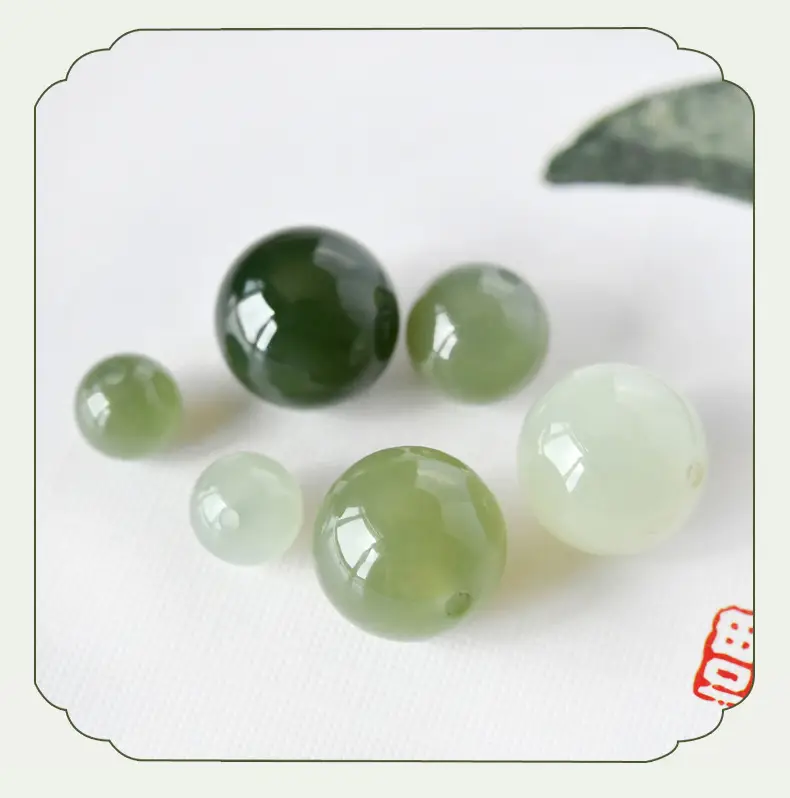 Hetian Jade Beads Qingshui Scattered DIY — feature 5