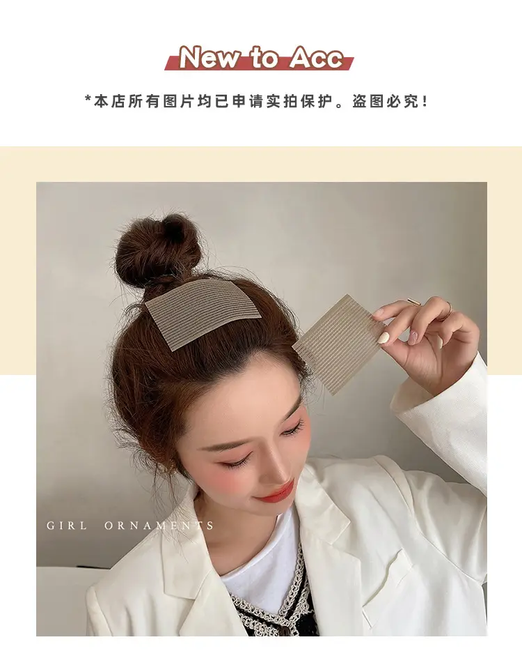 Fashion Bangs Stickers Post Seamless Velcro Hair Sticks — feature 2