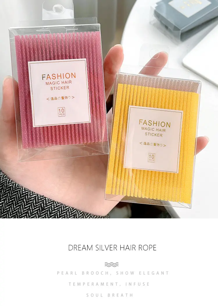 Fashion Bangs Stickers Post Seamless Velcro Hair Sticks — feature 3