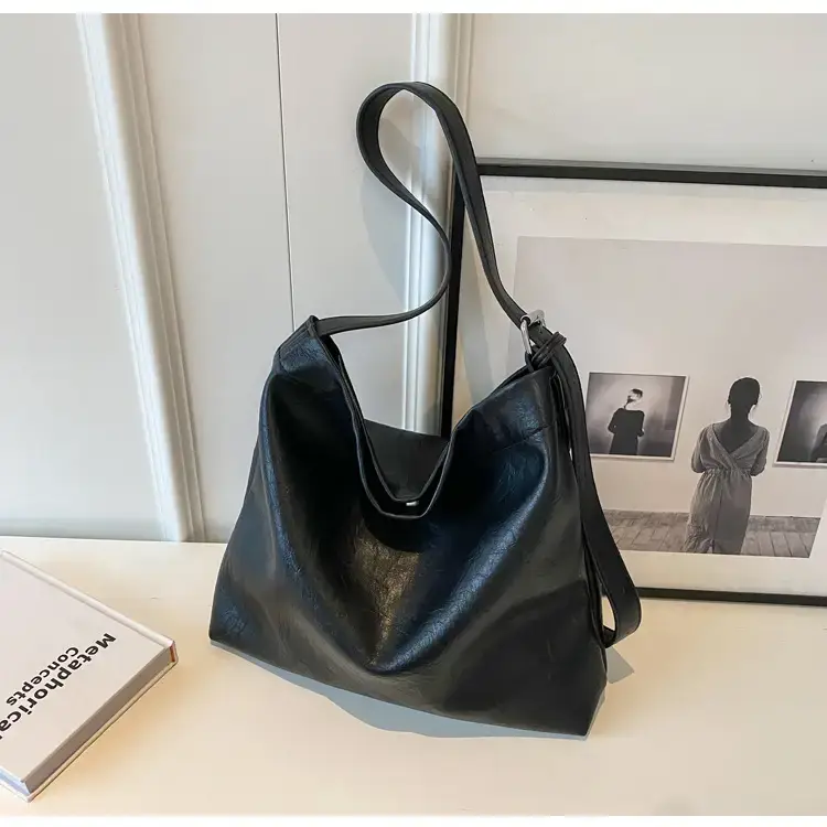 Retro Brown Leather Tote Bag for Women — feature 50