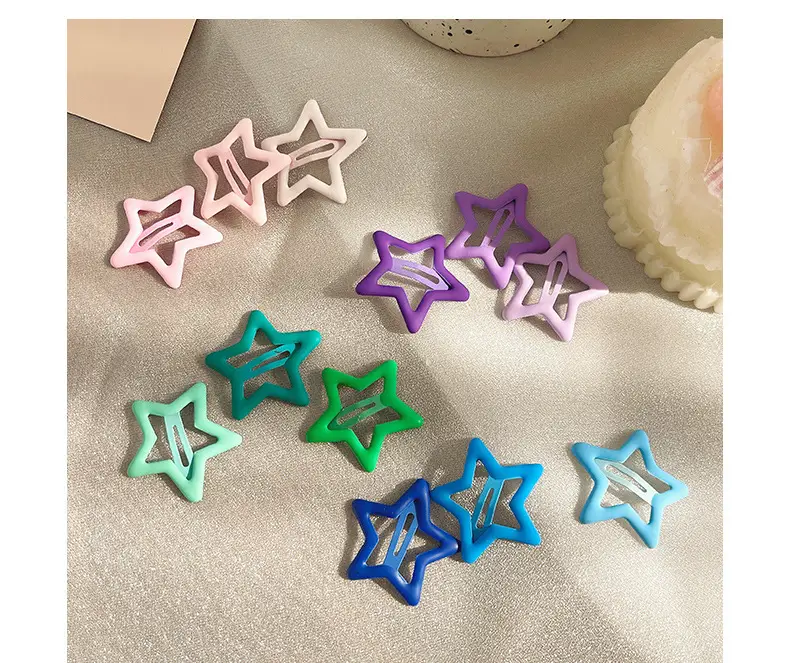 Pentagram Hairpin Clip Set 5 Pcs 6x1.5cm — feature 3