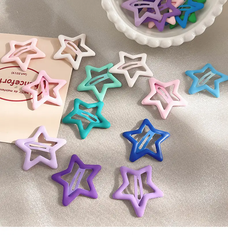 Pentagram Hairpin Clip Set 5 Pcs 6x1.5cm — feature 6