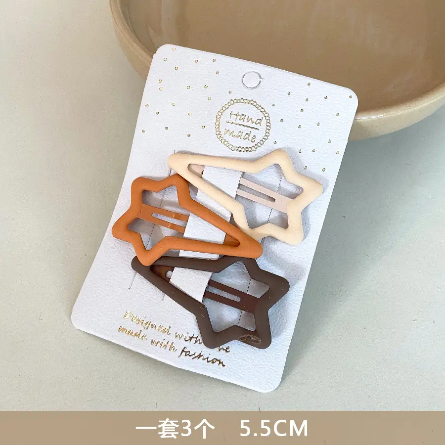 Pentagram Hairpin Clip Set 5 Pcs 6x1.5cm - Image 12