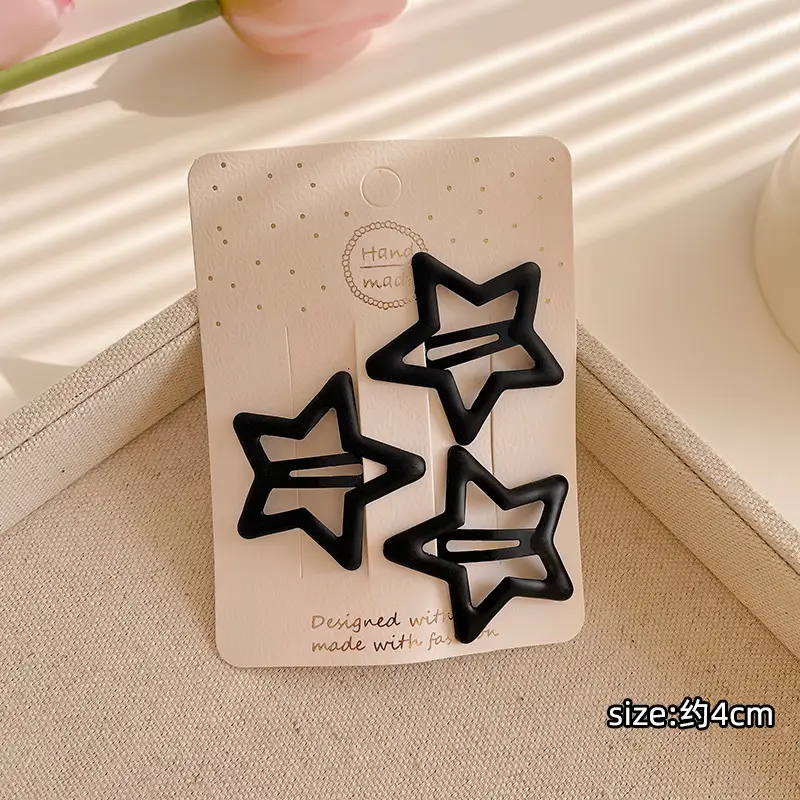 Pentagram Hairpin Clip Set 5 Pcs 6x1.5cm - Image 17
