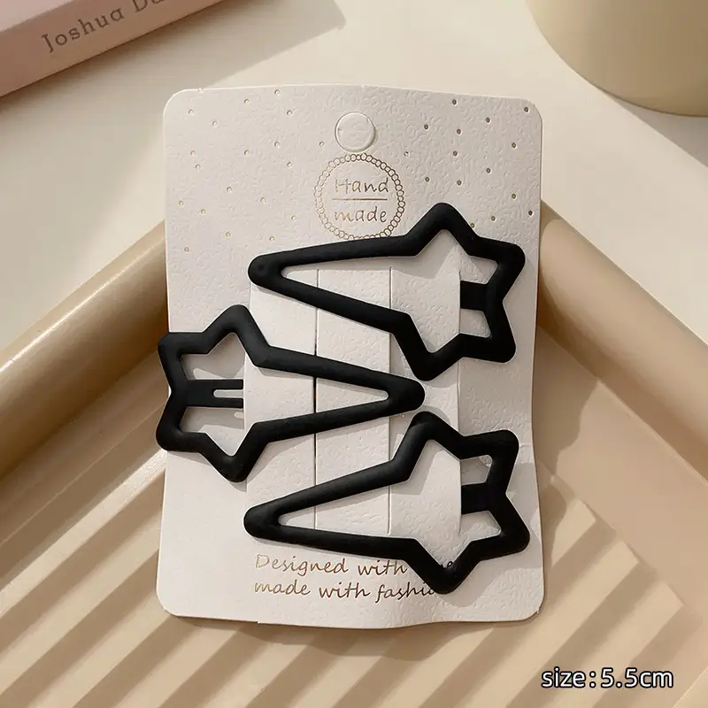 Pentagram Hairpin Clip Set 5 Pcs 6x1.5cm - Image 18