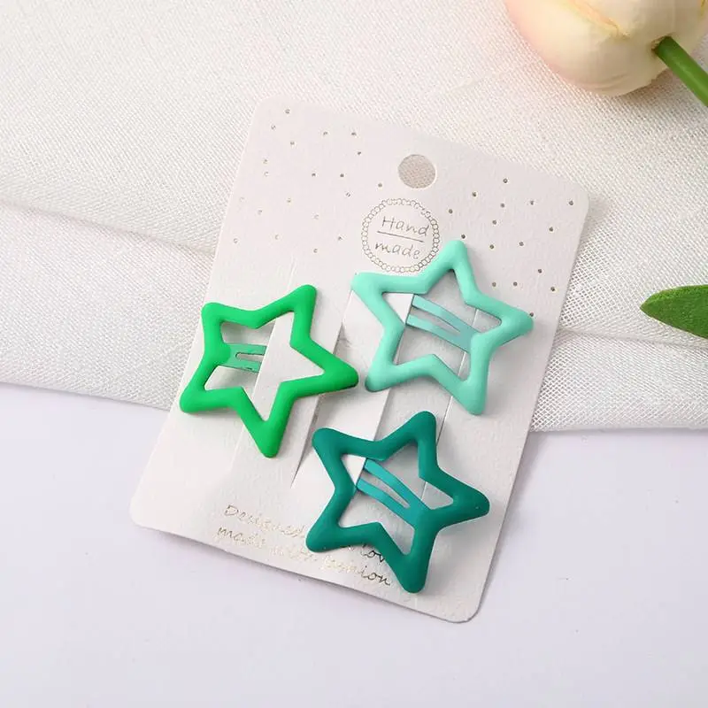 Pentagram Hairpin Clip Set 5 Pcs 6x1.5cm - Image 28