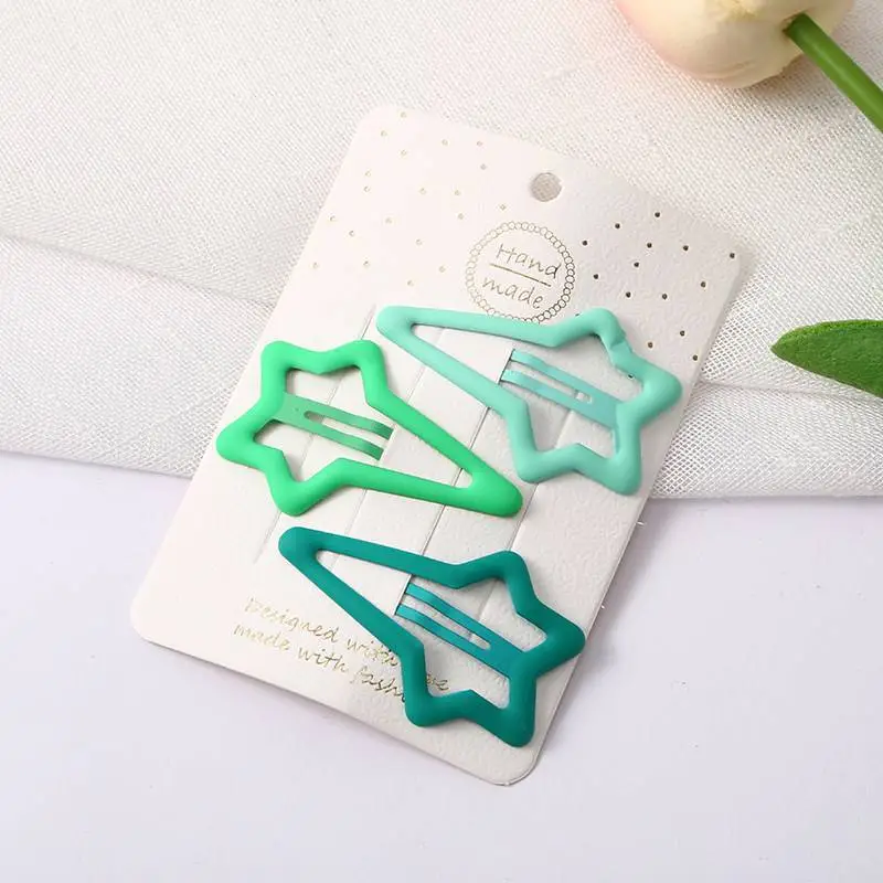 Pentagram Hairpin Clip Set 5 Pcs 6x1.5cm - Image 30