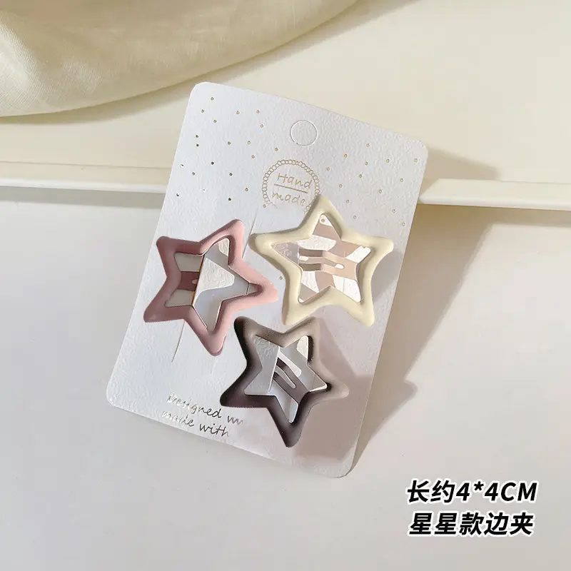 Pentagram Hairpin Clip Set 5 Pcs 6x1.5cm - Image 6