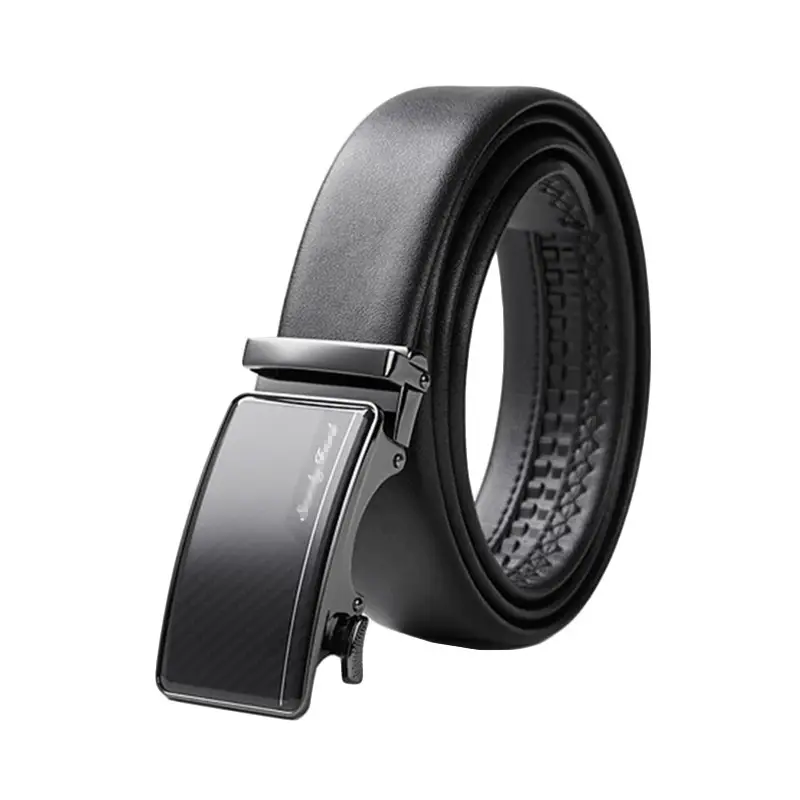 Men's Black Automatic Buckle Watch Band D1D017 - Image 2