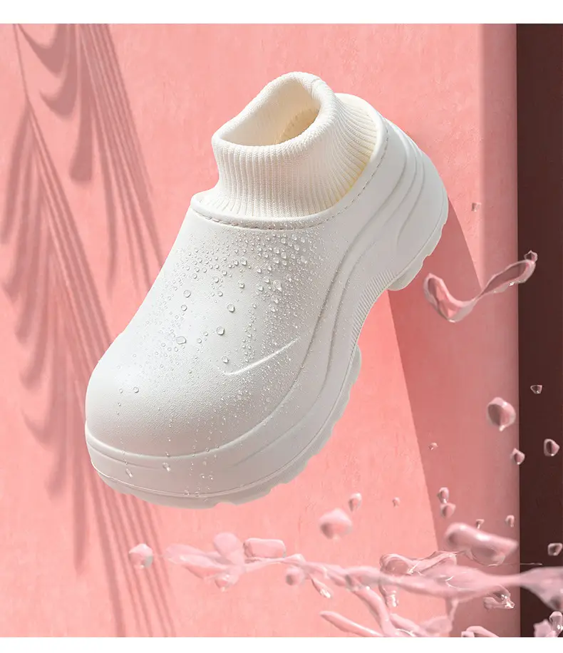 Waterproof Thick-Soled Cotton Slippers for Women, Winter Outdoor Wear, 2026 New Model, Closed Heel, Indoor Home Maternity Fleece-Lined Warm Cotton Shoes — feature 27