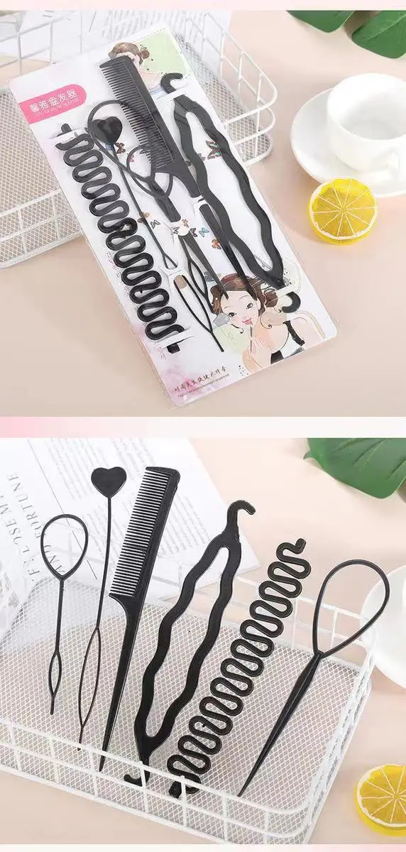 Korean Style Hair Curler 6-Piece Set with Flower Brace — feature 6