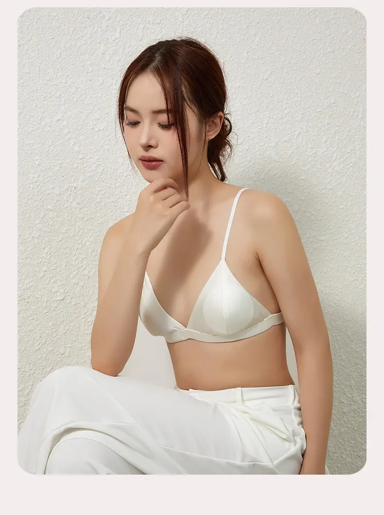 French Silk Wireless Bra Solid Color — feature 16