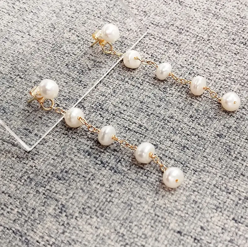 Natural Pearl Gypsophila Earrings for Women — feature 10