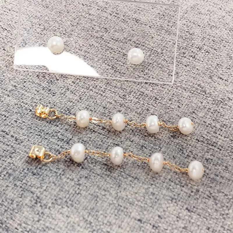 Natural Pearl Gypsophila Earrings for Women — feature 12