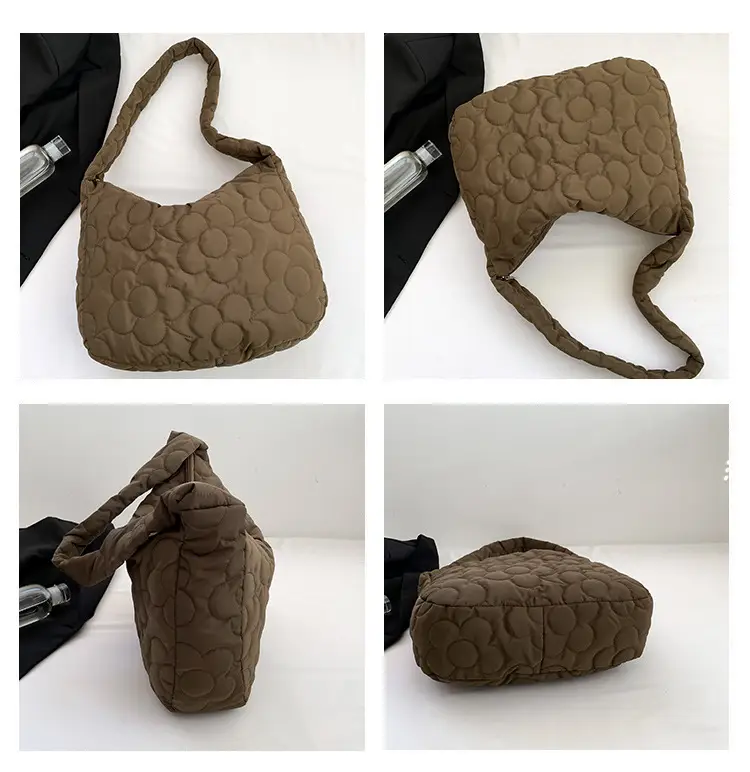Black Quilted Shoulder Bag for Women 2023 Winter — feature 7