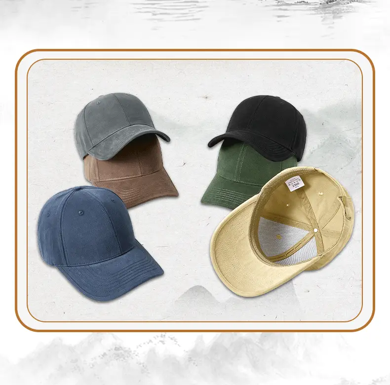 Washable Baseball Cap Wide Brim 21cm — feature 11