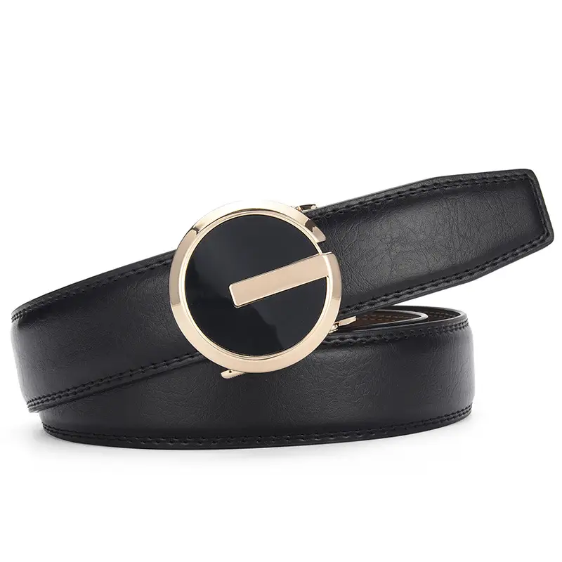 Men's Genuine Leather Belt with Automatic Buckle — feature 10