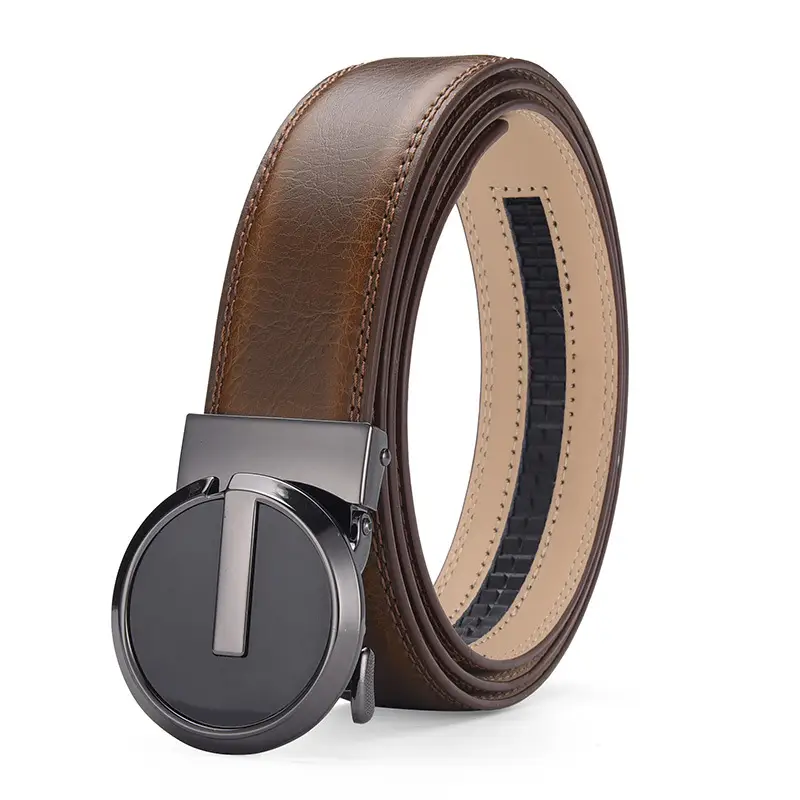 Men's Genuine Leather Belt with Automatic Buckle — feature 15