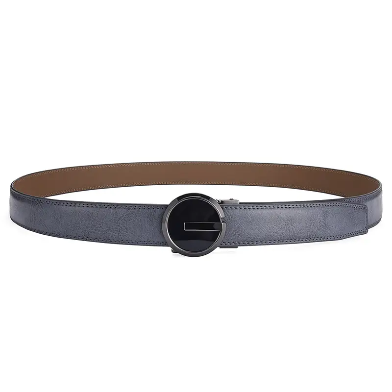 Men's Genuine Leather Belt with Automatic Buckle — feature 20