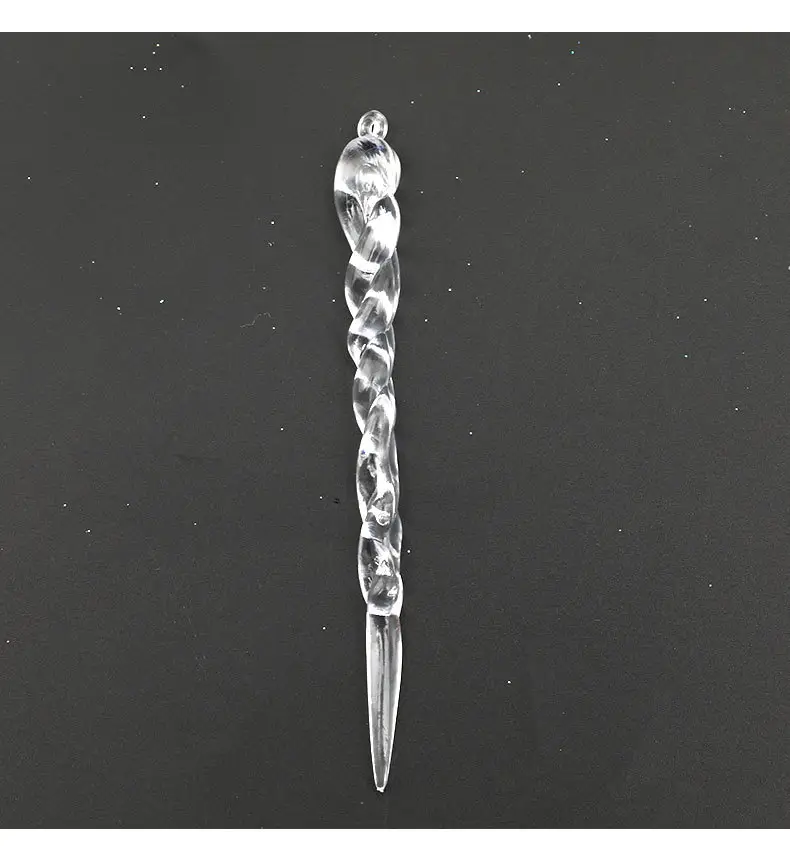 Transparent Ice Bar Pendant Christmas Tree Decor — feature 9