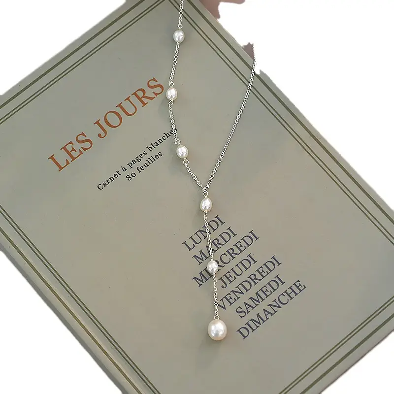 Nina Pearl Clavicle Chain for Girls High Grade Light