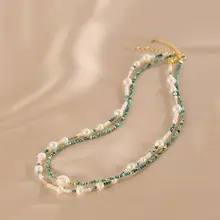 Nina Pearl Clavicle Chain for Girls High Grade Light — feature 1