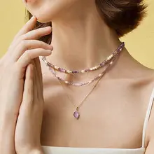 Nina Pearl Clavicle Chain for Girls High Grade Light — feature 11