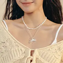 Nina Pearl Clavicle Chain for Girls High Grade Light — feature 13