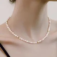 Nina Pearl Clavicle Chain for Girls High Grade Light — feature 21