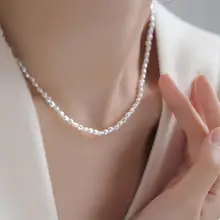 Nina Pearl Clavicle Chain for Girls High Grade Light — feature 25