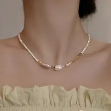 Nina Pearl Clavicle Chain for Girls High Grade Light — feature 29